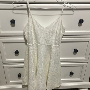 White Lace Mini Dress Size Small